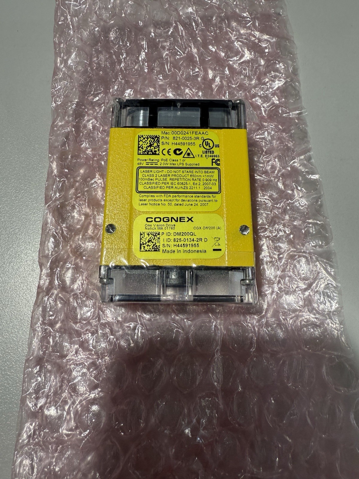 *US SELLER* COGNEX DM200QL / 821-0025-3R Fixed Mount Barcode Scanner *NEW*