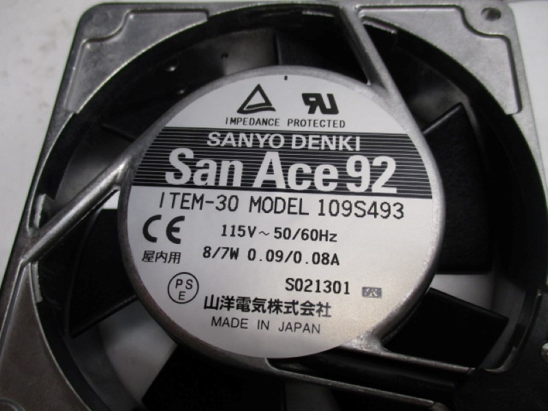 SANYO DENKI 109S493-30 FAN 115V NSMP