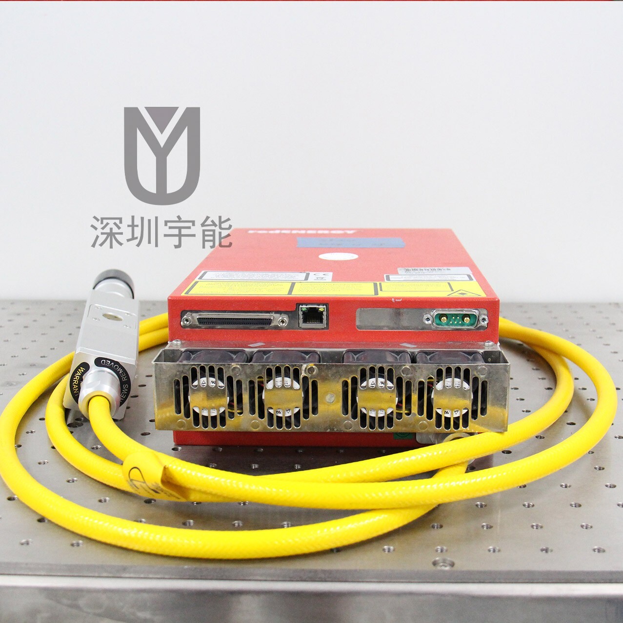 Used SPI fiber laser SP-050P-A-RM-Z-F-Y 1064nm tested ok power＞ 50W