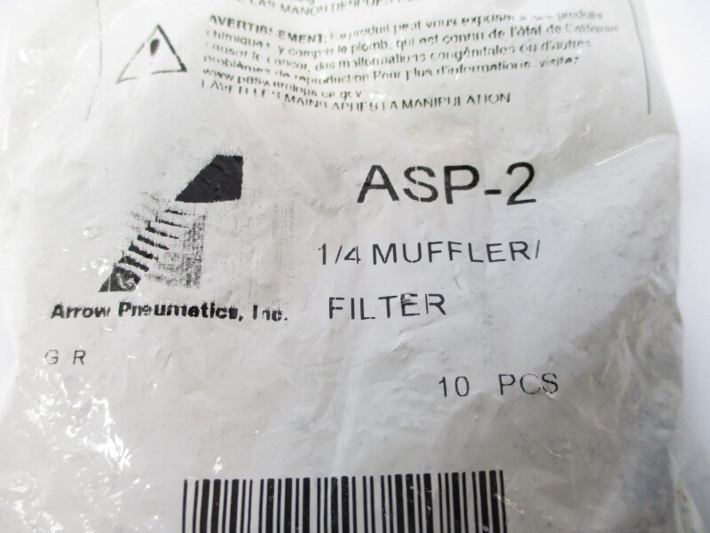 ARROW PNEUMETICS ASP-2 1/4″ (PKG OF 10) NSMP