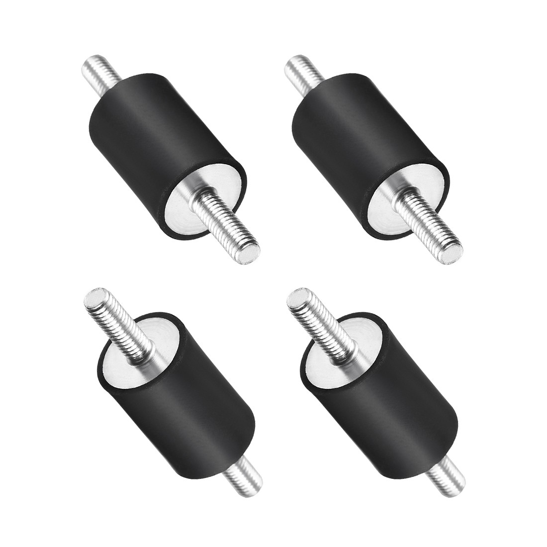 4pcs 20 x 30mm Rubber Mounts ,with M6 x 18mm Studs,Vibration Isolators