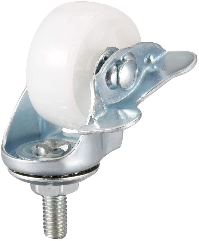 1.5 Inch Swivel Caster Wheels PP 360 Degree Threaded Stem Caster Wheel M8 x 15mm