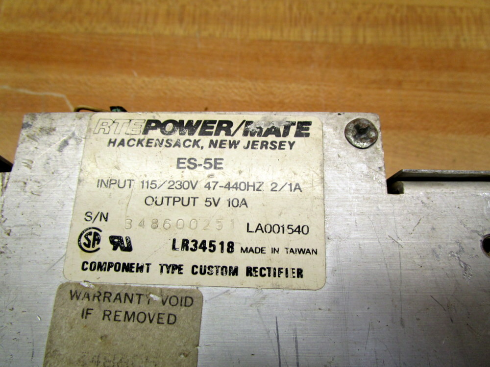 RTE Power/Mate ES-5E Power Supply ES5E