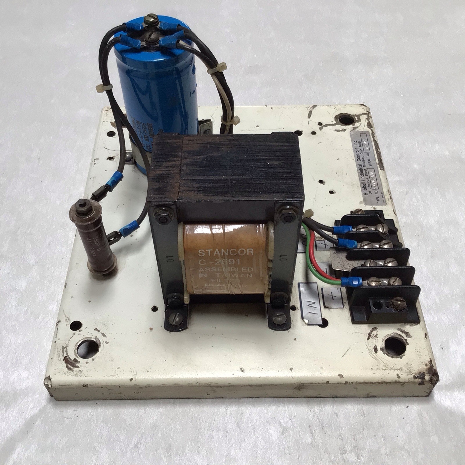 Hubbell/Industrial Controls Inc. – 49091-001, Motor Control Panel, (J13)