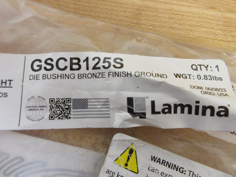 Lamina GSCB125S Die Bushing