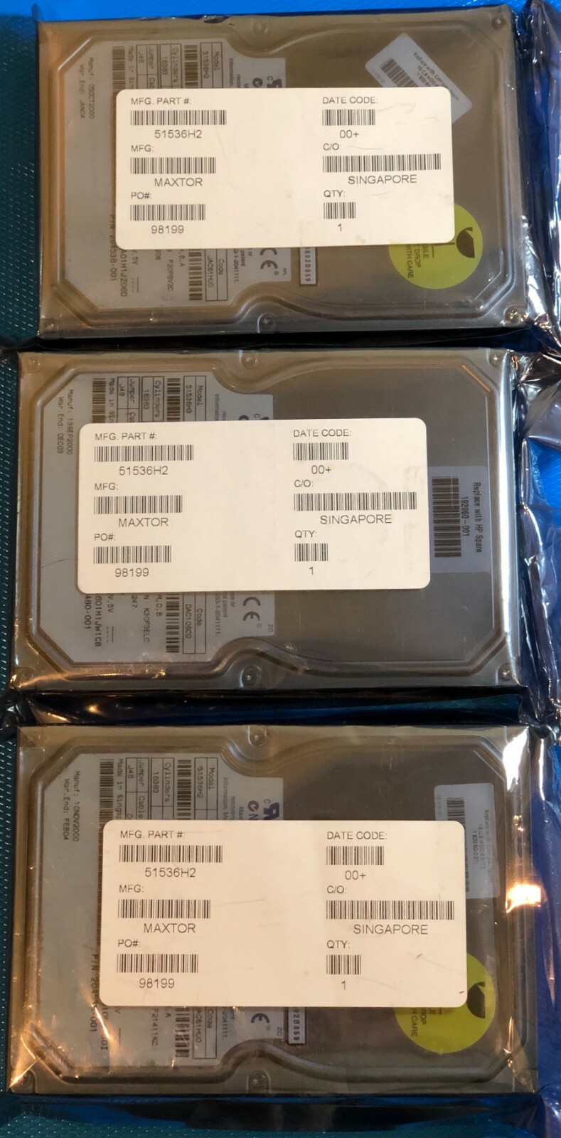 MAXTOR 51536H2 DiamondMax Plus 45 7200RPM 15.3GB IDE Hard Drive [1 unit]