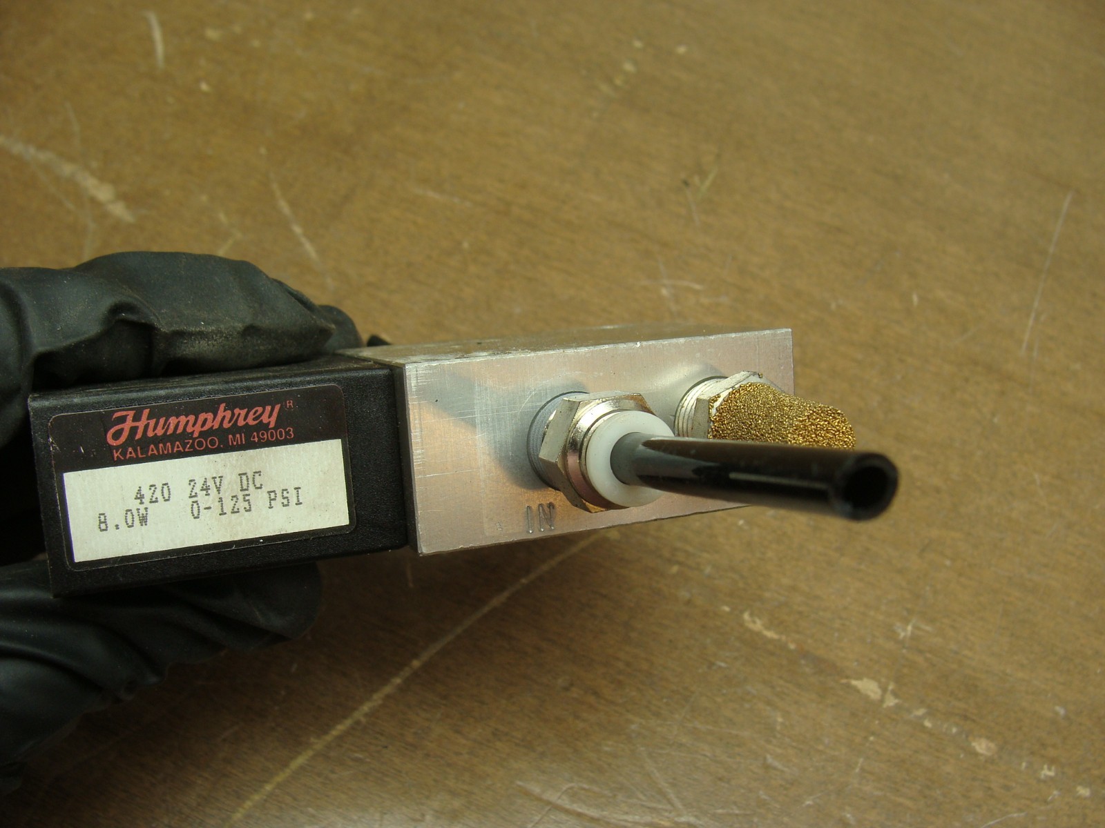 HUMPHREY 420 SOLENOID VALVE 24VDC 8.0W 0-125PSI