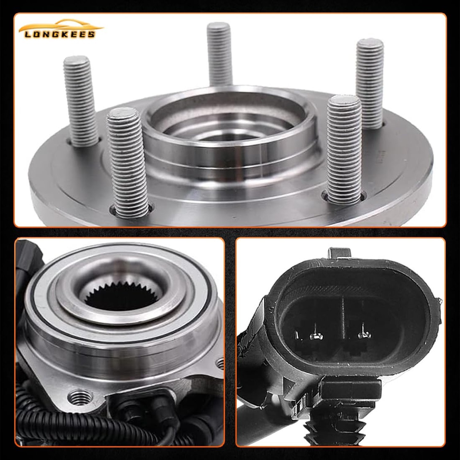 Rear Wheel Hub Assembly and Bearing FIT for 2012-2017 Toyota Camry, FIT for 2…