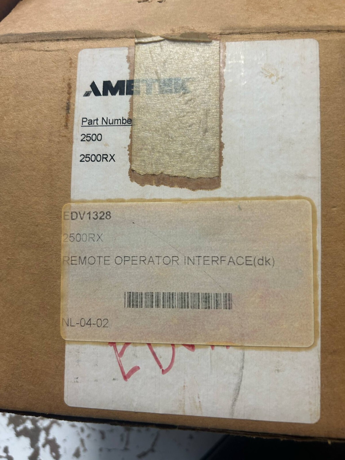 New Ametek Gemco 2500RX 2500 SERIES PLS Remote Operator Interface NOS