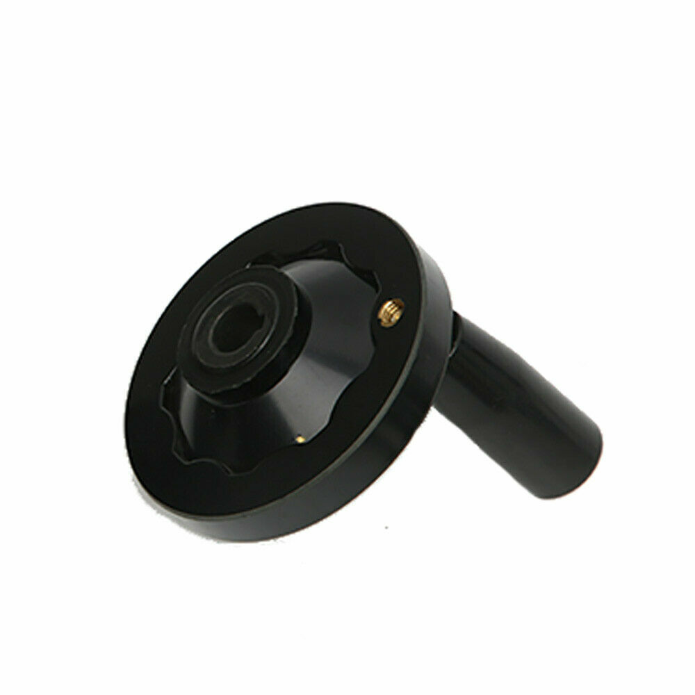 1Pcs 12 x 100 mm Black Handwheel with rotating handle Mechanical Operation Parts