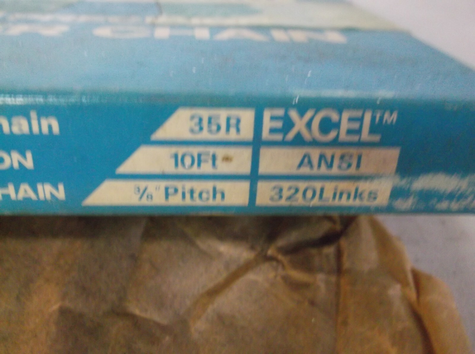 WHITNEY CHAIN 35 EXCEL RIVETED ROLLER CHAIN – BOX OF 10′