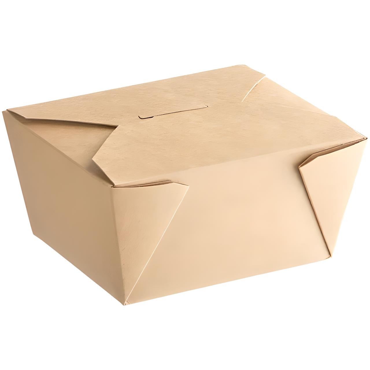 OCS Parts 50-Pack Kraft Paper 30-Ounce Food Containers 4 3/8″ x 3 1/2″ x 2 1/2″
