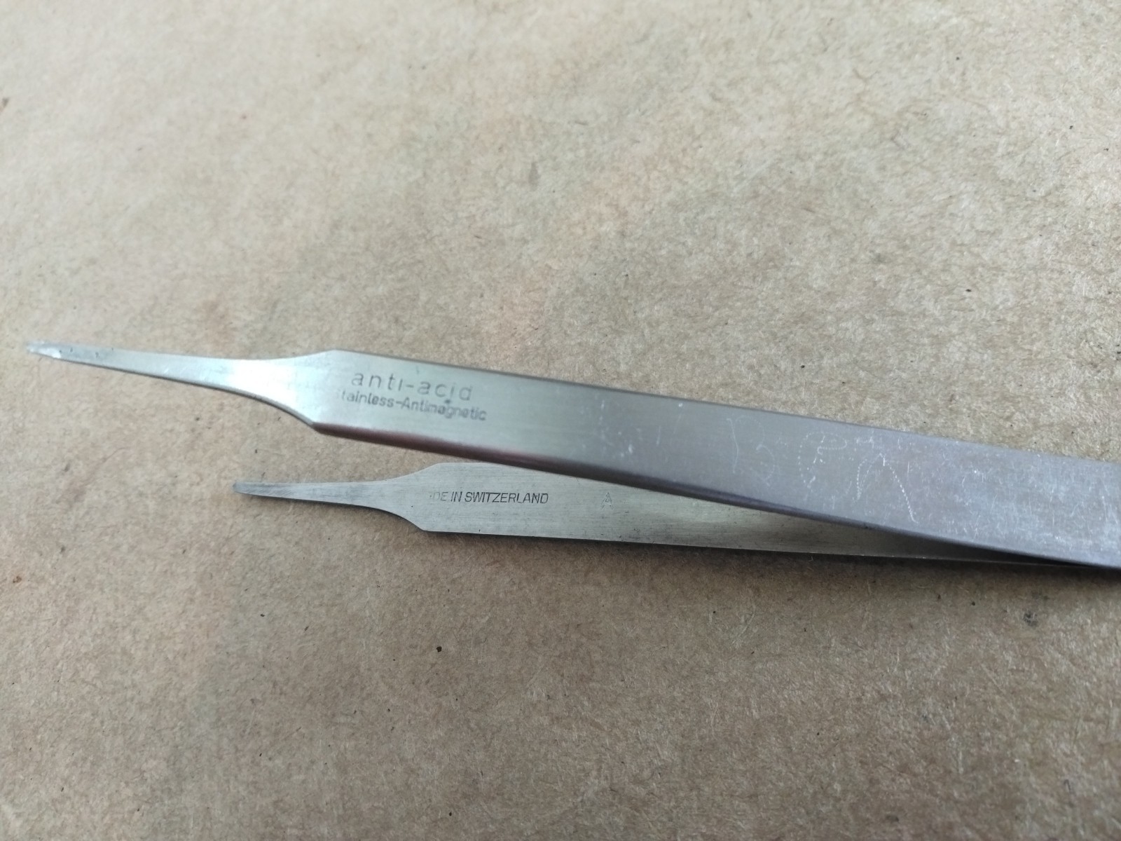 1x Weller Erem 2ASA Tweezers Stainless Antimagnetic Anti-Acid Swiss –