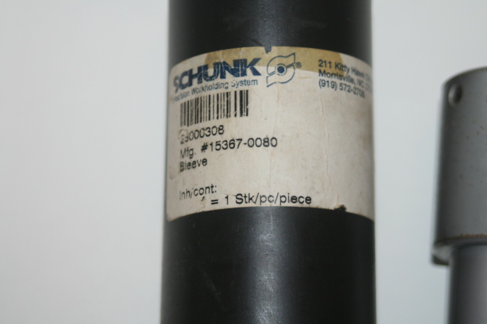 SCHUNK 28000308 Intermediate Sleeve w/Step 24mm ID, 31.210mm OD, 41.300 * NEW *