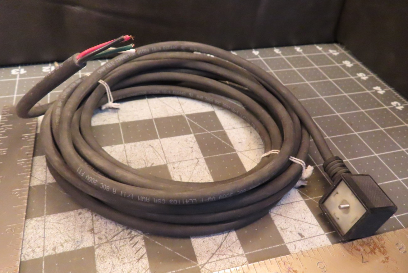 Canfield Connector W1018 Solenoid Valve Connector 18/4 15′
