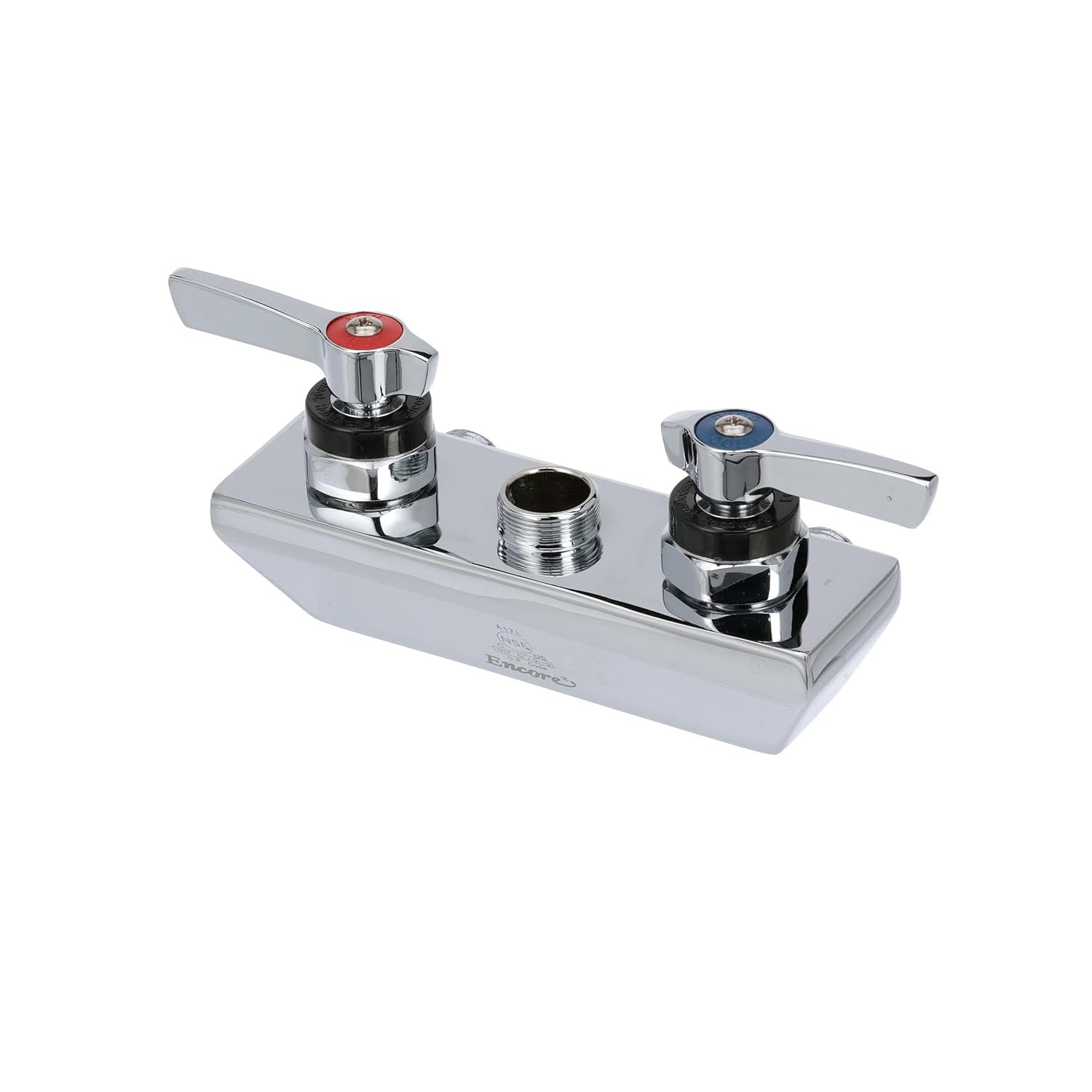 4″ OC Encore Wall Mount Faucet (Body Only Less Spout, Ceramic Valves)