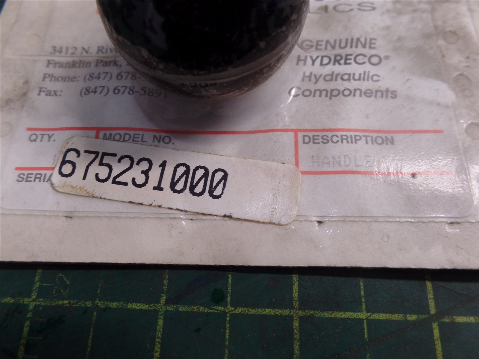 GENUINE TROJAN O&K 10675231000 HANDLE ASSEMBLY, TEREX 10-675231000, SET OF 2 !!!