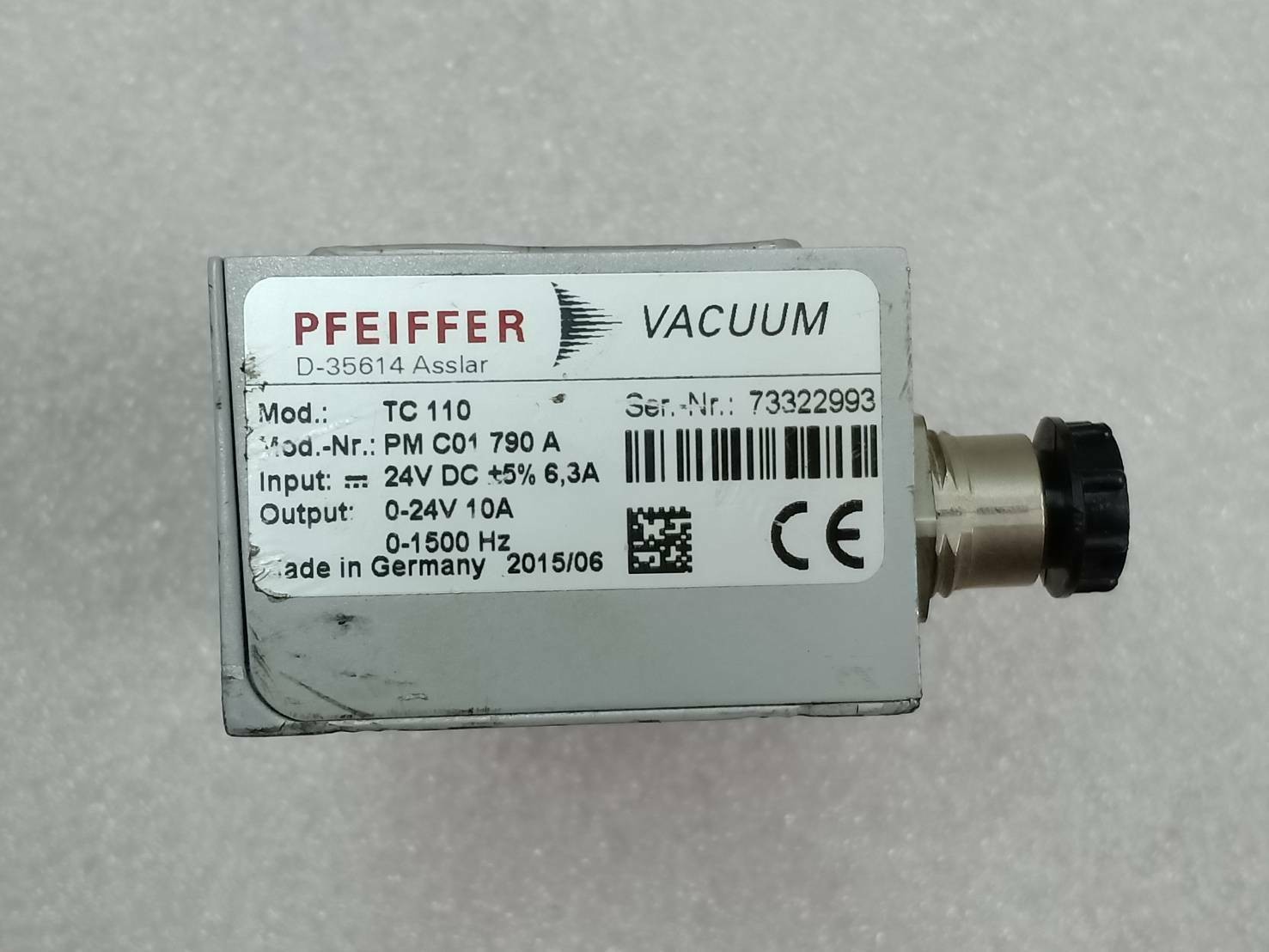 PFEIFFER D-35614 Asslar Mod: TC110.