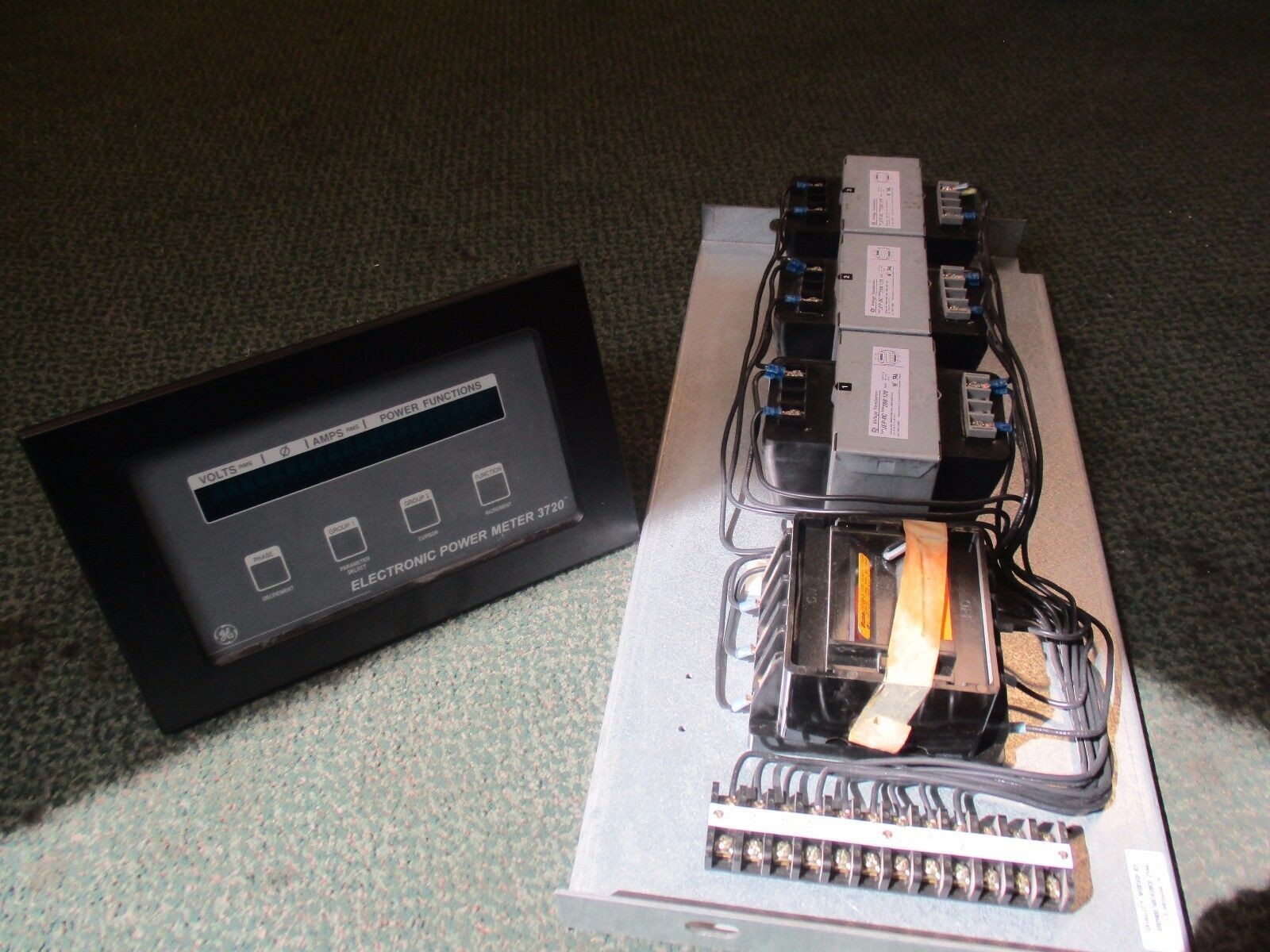 Power Measurement Electronic Power Meter w/ Power Supply 3720 ACM Used