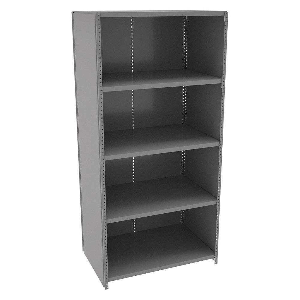 TENNSCO ESPC-2436 Metal Shlvng,Cap:250 lb,24inx72inx36in 39FM62