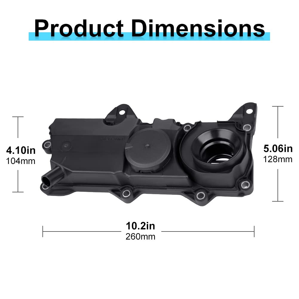 WATERWICH PCV Valve Oil Trap 2.0L Compatible with Volvo XC90 XC60 S60 S80 S90…