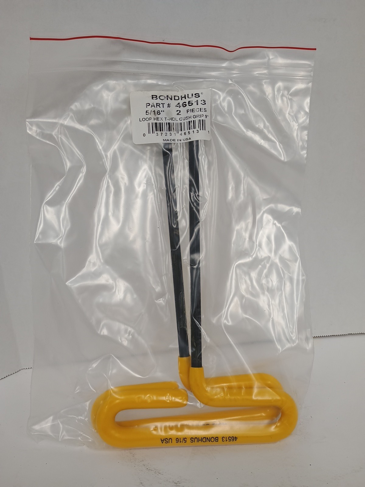 Bondhus 46513 – 5/16″ Cushion Grip Loop Hex T-Handle 9″ – 2EA