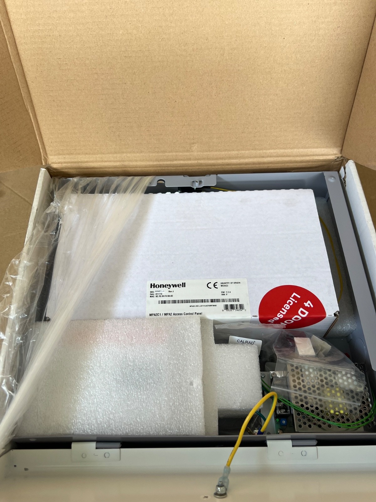 Honeywell MPA2ENCME Access Control Panel