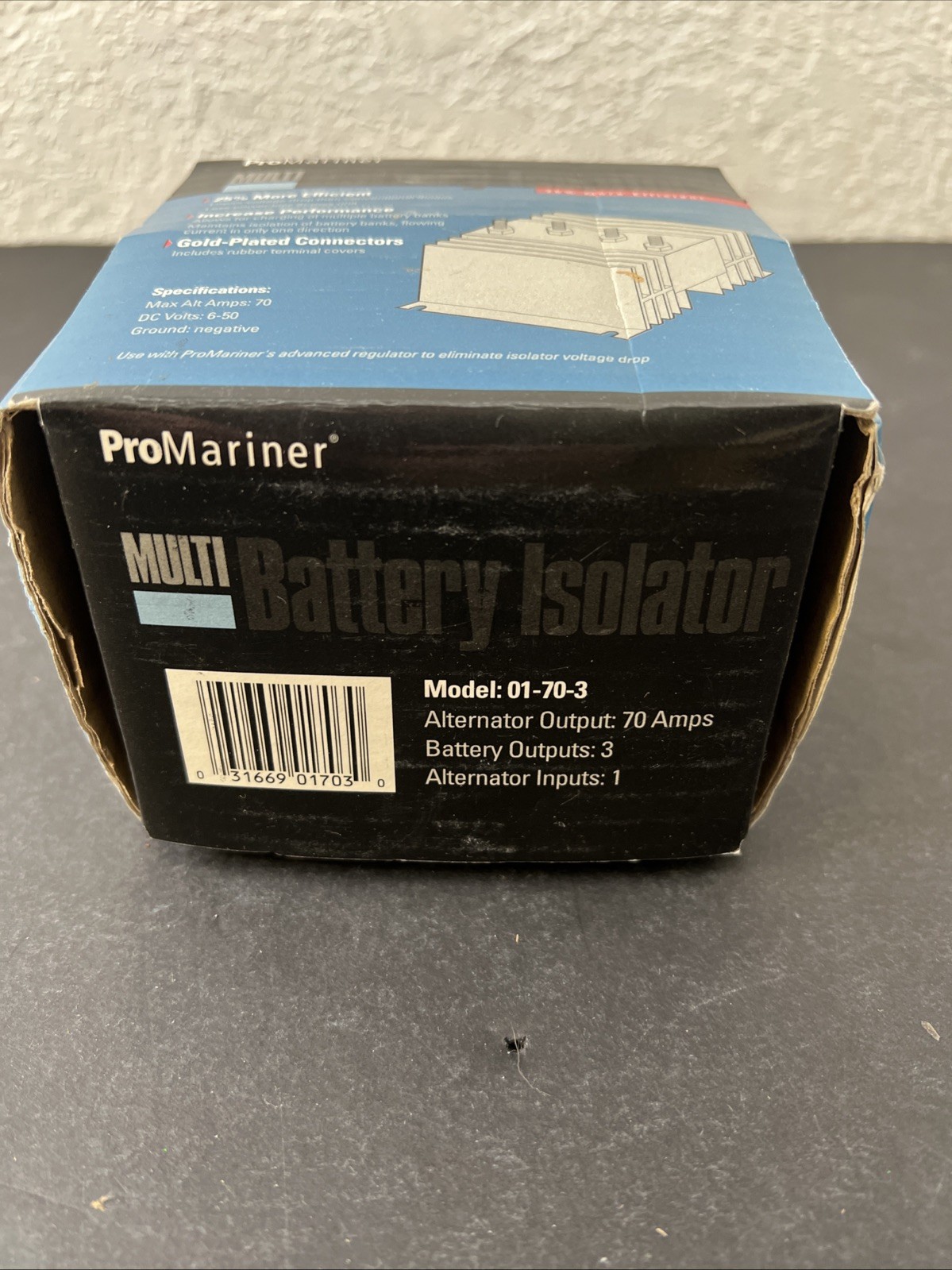 Boating Accessories Battery Isolator 01-70-3 70A 1 alternator/ 3 Batteries 6-32V
