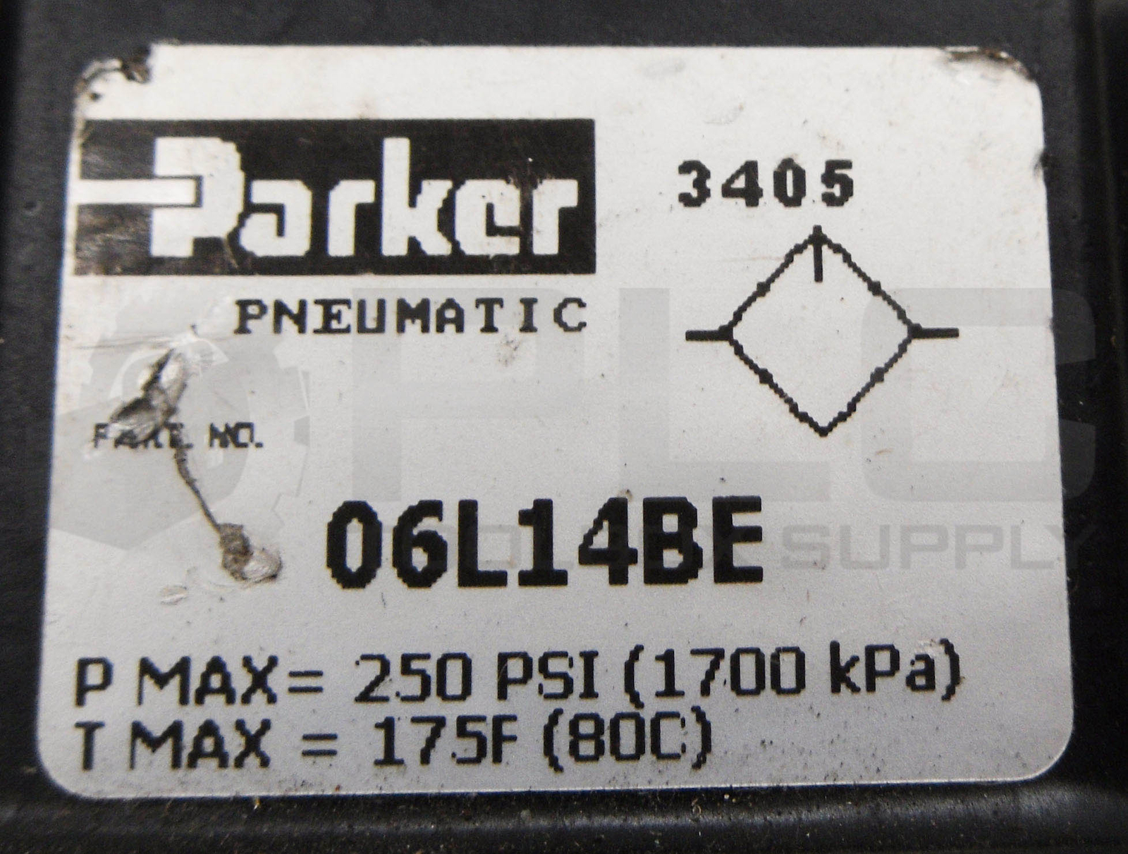 PARKER 06L14BE INTERMEDIATE MIST LUBRICATOR 250PSI 175DEG F