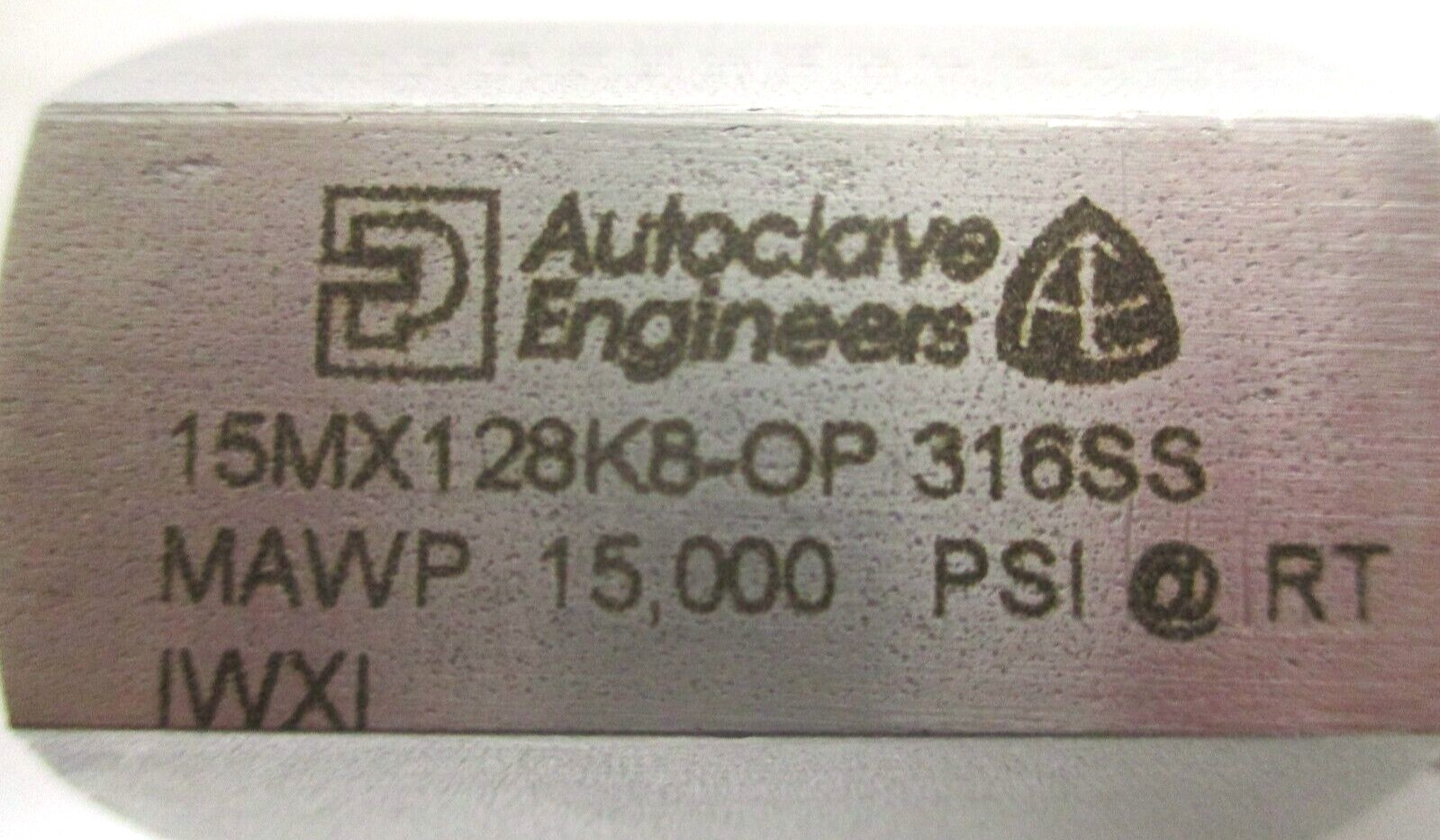 PARKER – AUTOCLAVE ENGINEERS , 15MX128K8-OP , 316SS , 15000 PSI , SURPLUS