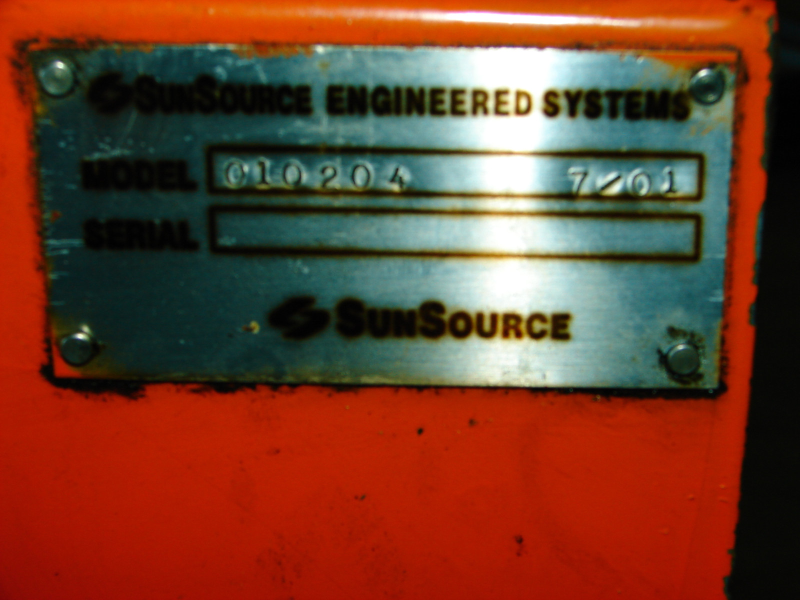 BALDOR CM3710T W/ AMERICAN INDUSTRIAL BM-102-SAE W/ SUNSOURCE 010204 ***XLNT***