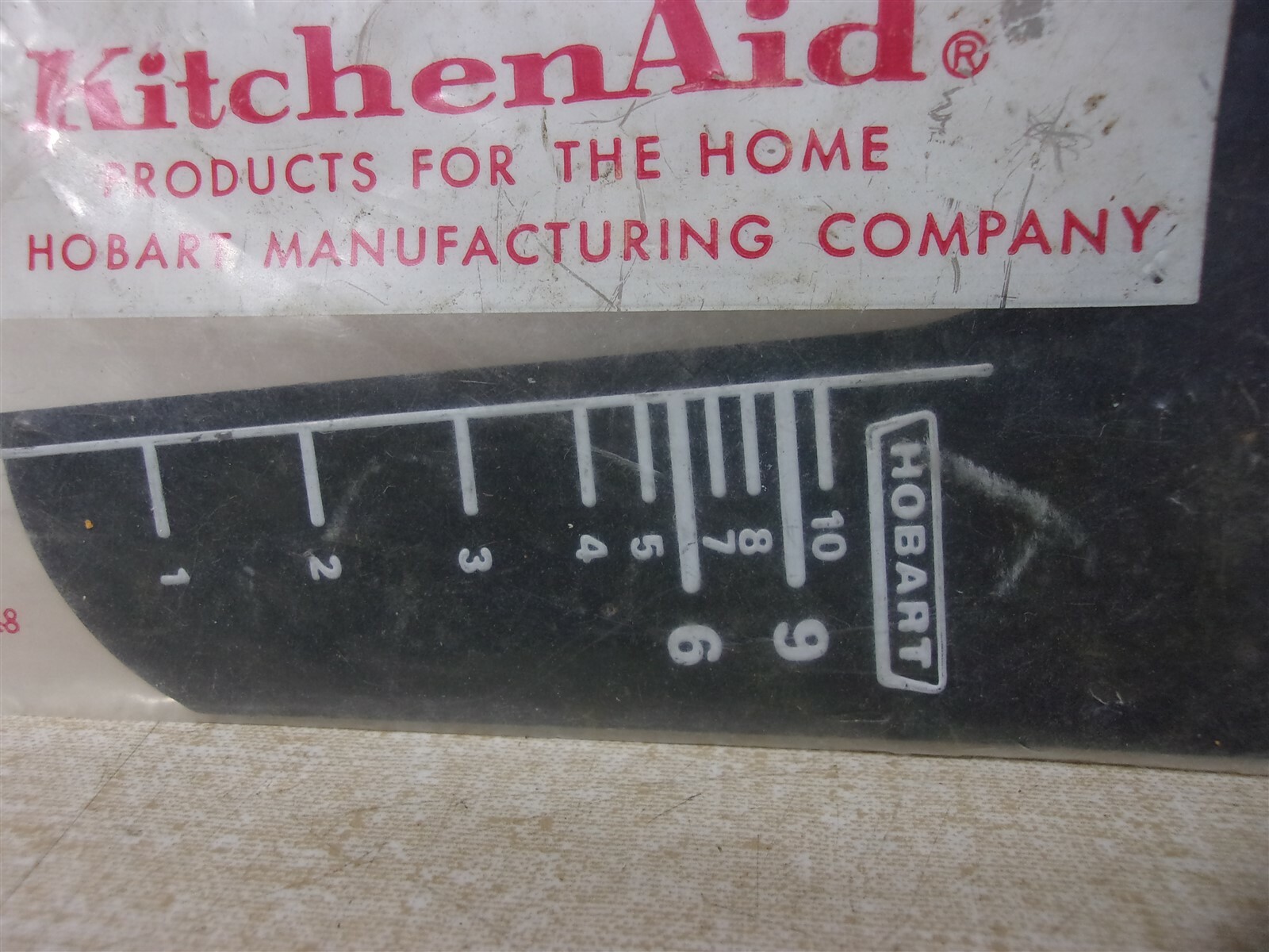 NEW Vintage Hobart KitchenAid Speed Selector Bezel Label TL-091536