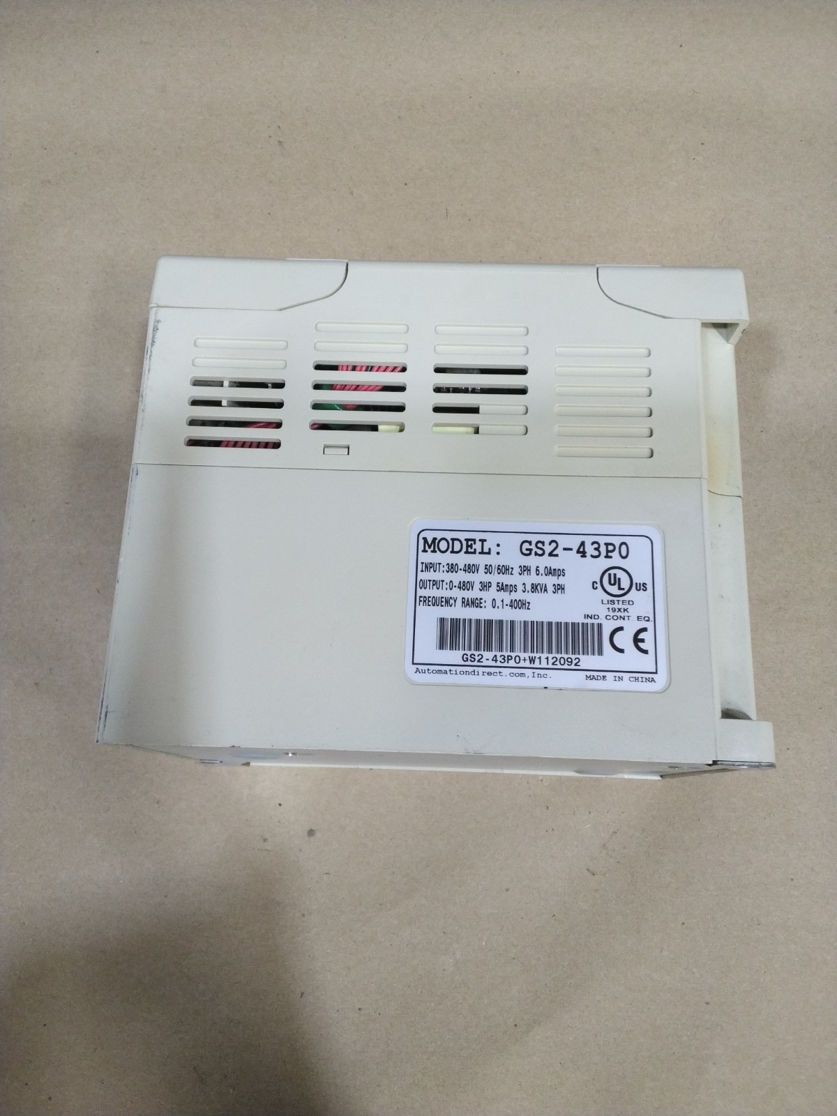 AUTOMATION DIRECT GS2-43P0 AC DRIVE 380-480V 3PH 6.0A