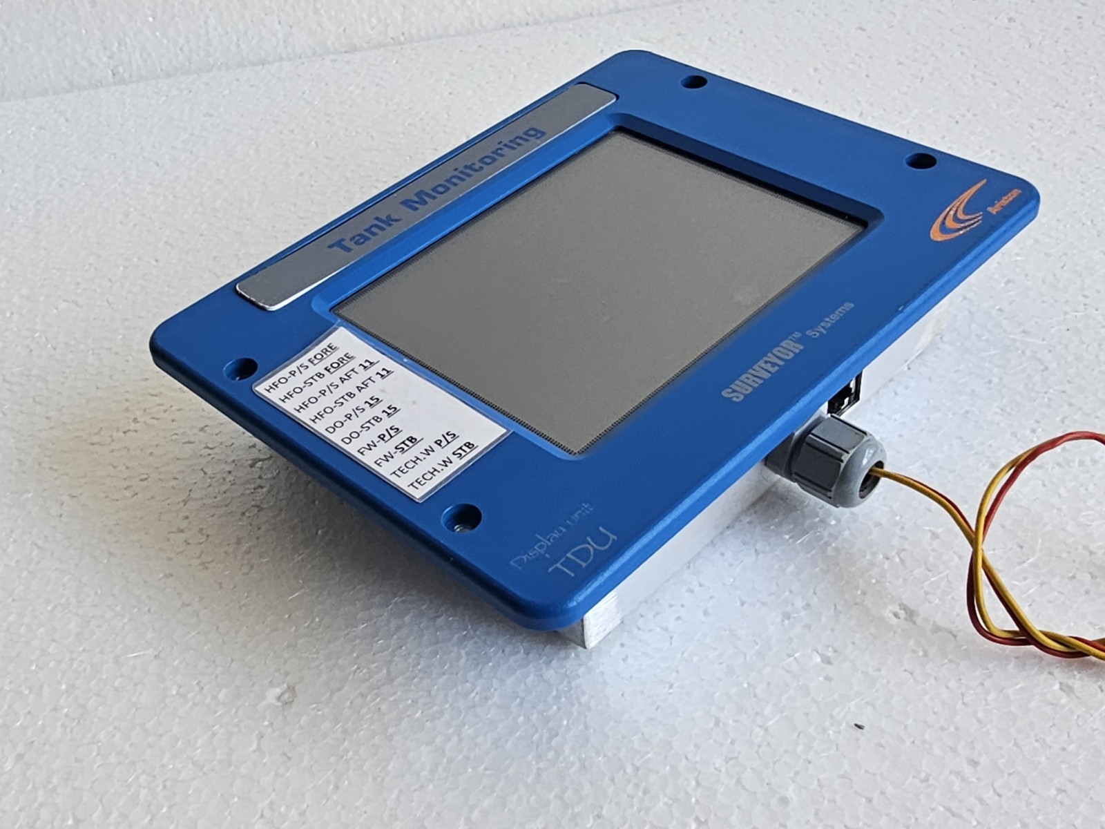 Ariston Surveyor Systems TDU Display Unit REV. 3C