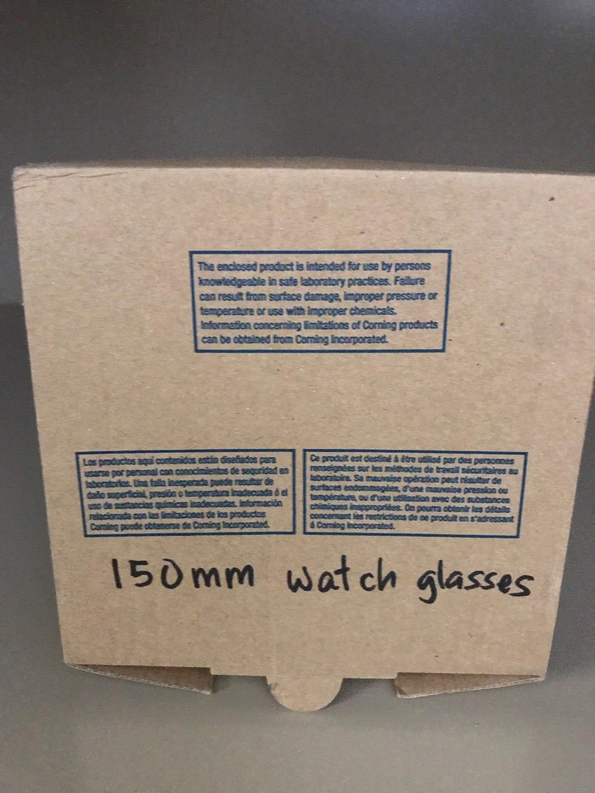 Corning PYREX 9985-150 Watch Glass 7740 Glass 7 Pieces Left