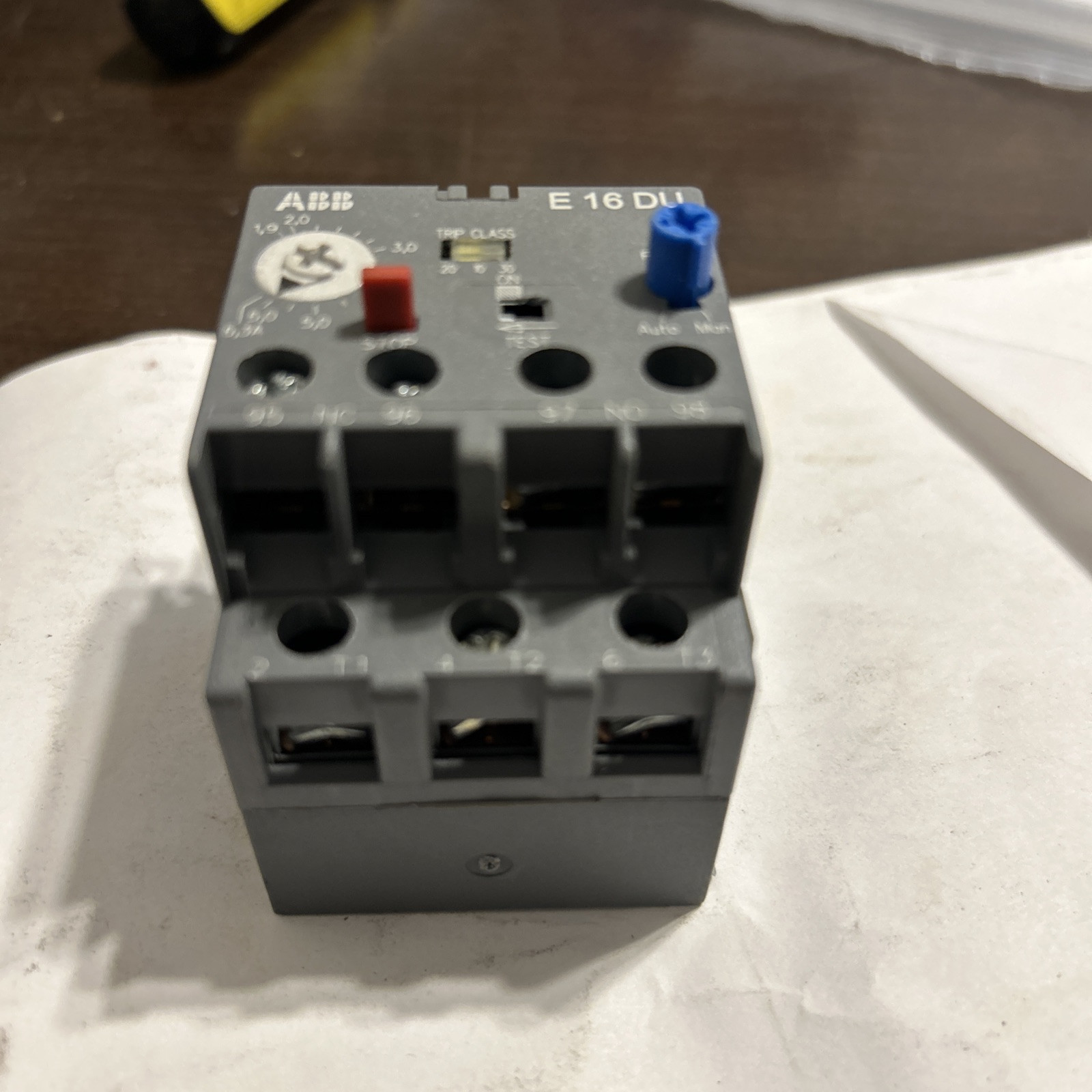 ABB E16DU E16DU2710 Relay Overload