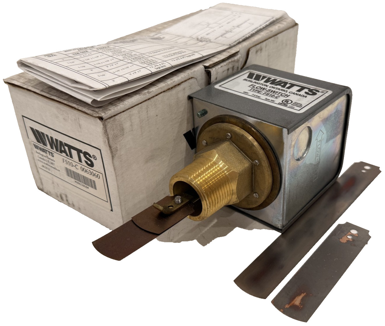 NEW WATTS FS10-C FLOW SWITCH REGULATOR FS10C