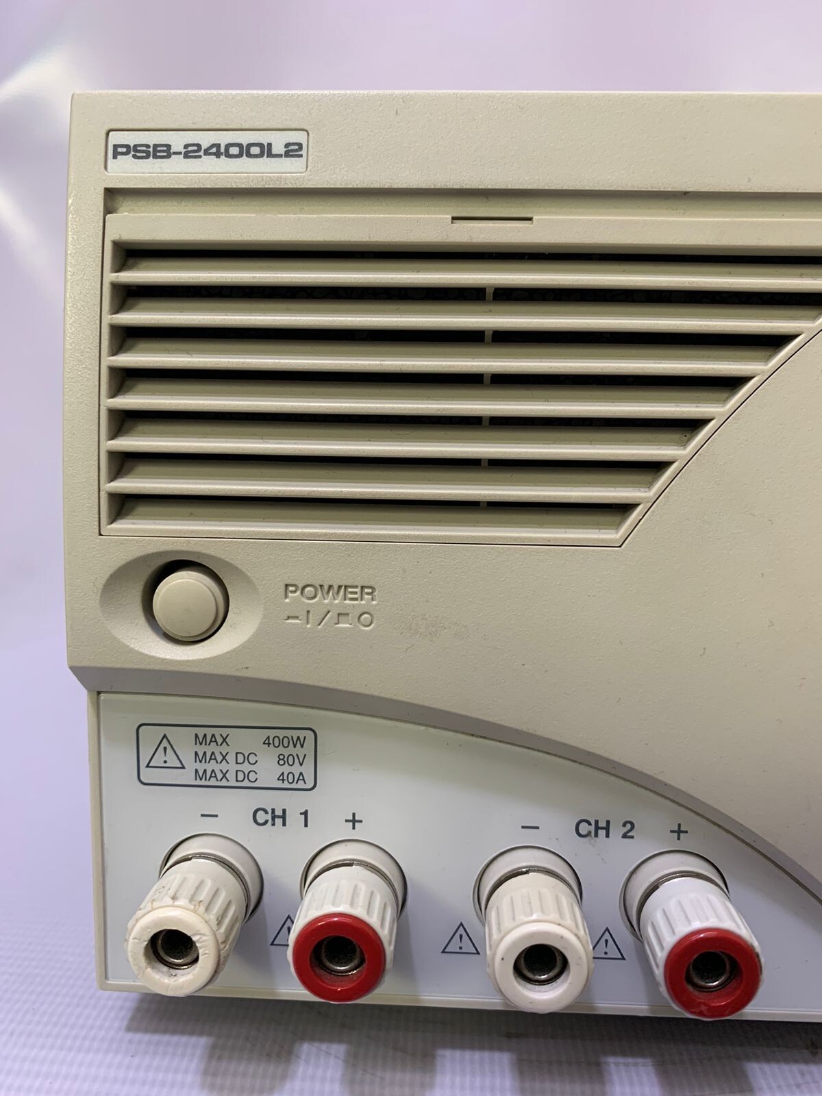 GW Instek / Multi-Range DC Power Supply / PSB-2400L2 / 400W, 80V-DC, 40A-DC