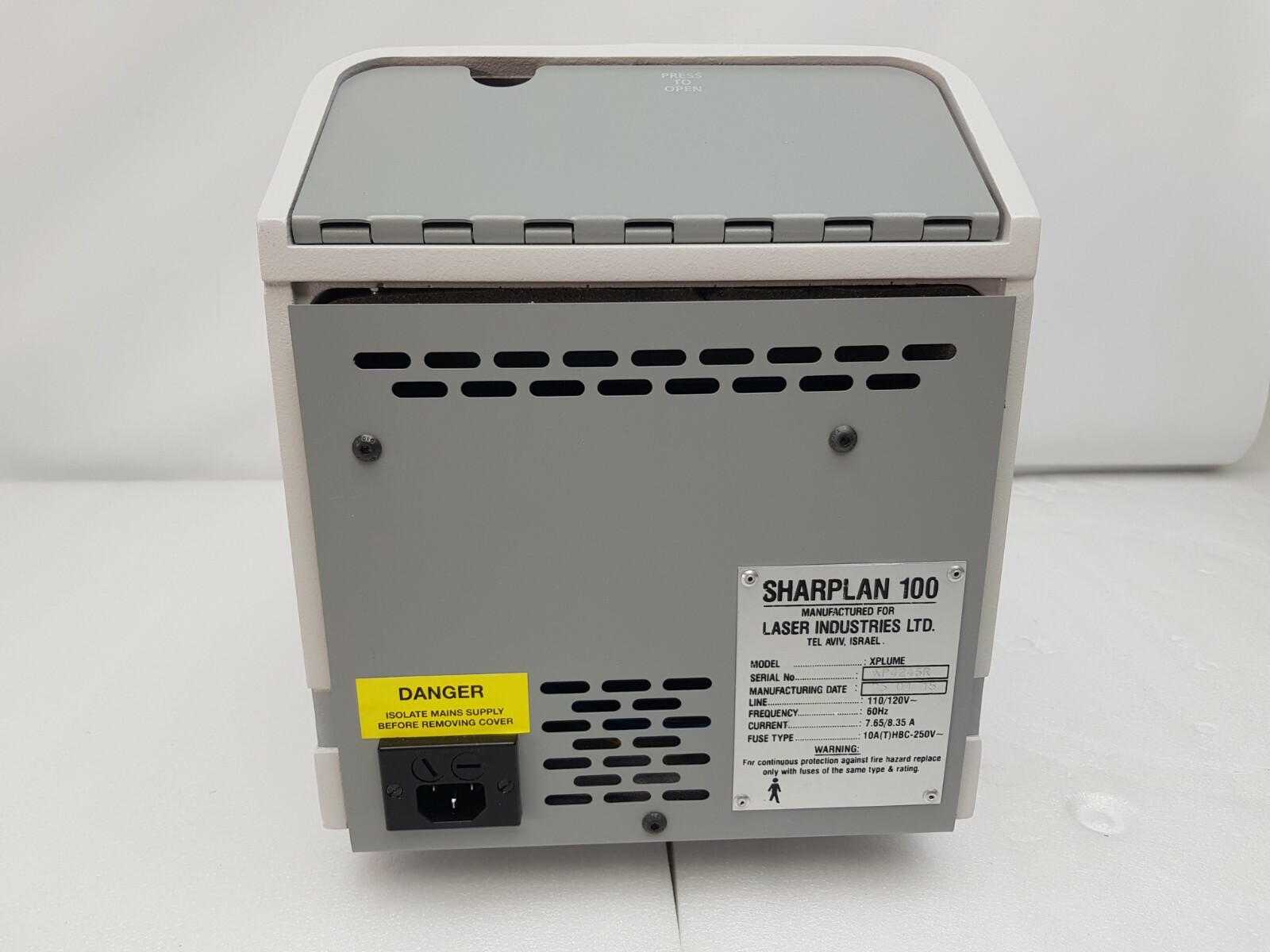 Sharplan 100 Xplume Smoke evacuator