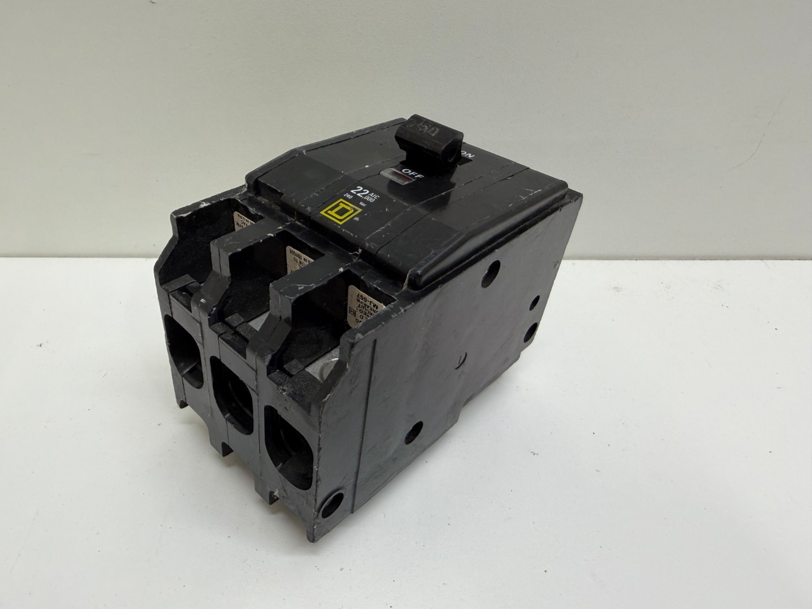 GOOD USED! SQUARE D 50A 240V 3-POLE CIRCUIT BREAKER QO350VH