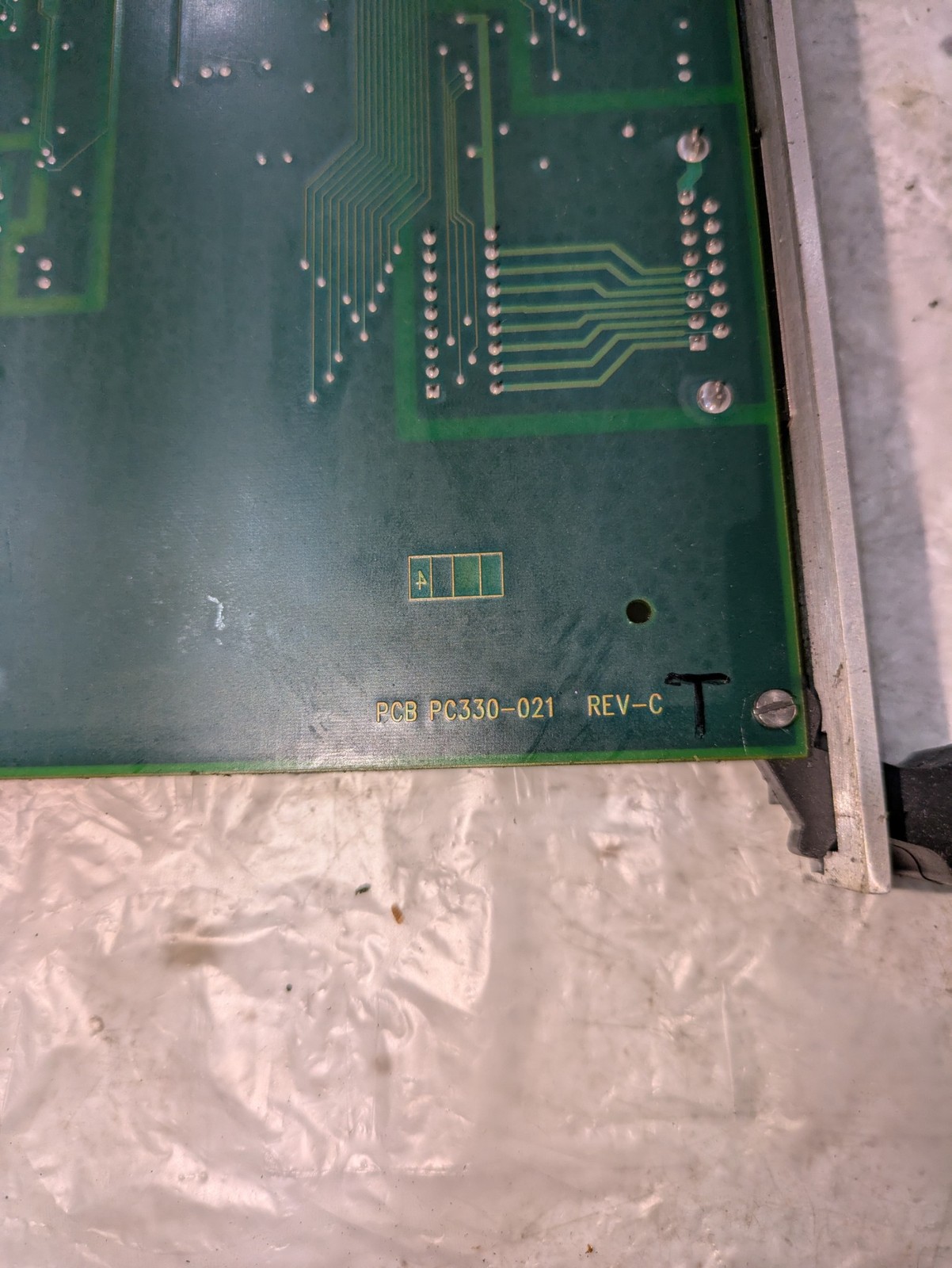 VAN DORN PCB PC330-021 REV C TEMPRATURE CARD