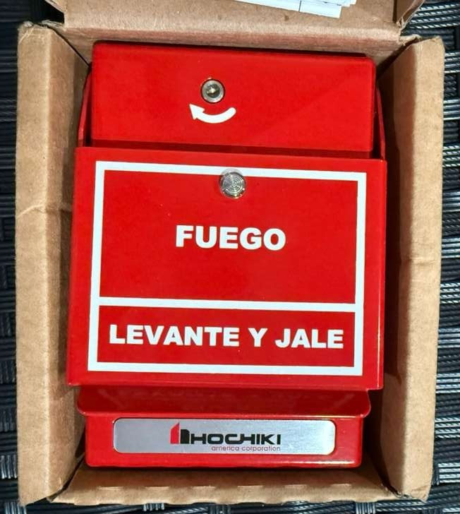 DCP-AMS-LP/S HOCHIKI 0600-01550 Addrss Manual Pull Station Dual Action, Spanish