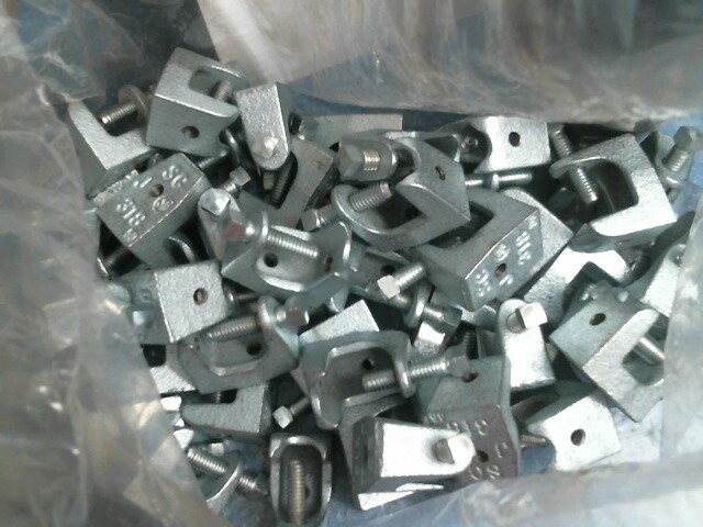 Thomas & Betts 500-SC, Galvanized Malleable Iron Beam Clamps, Box of 50, FS