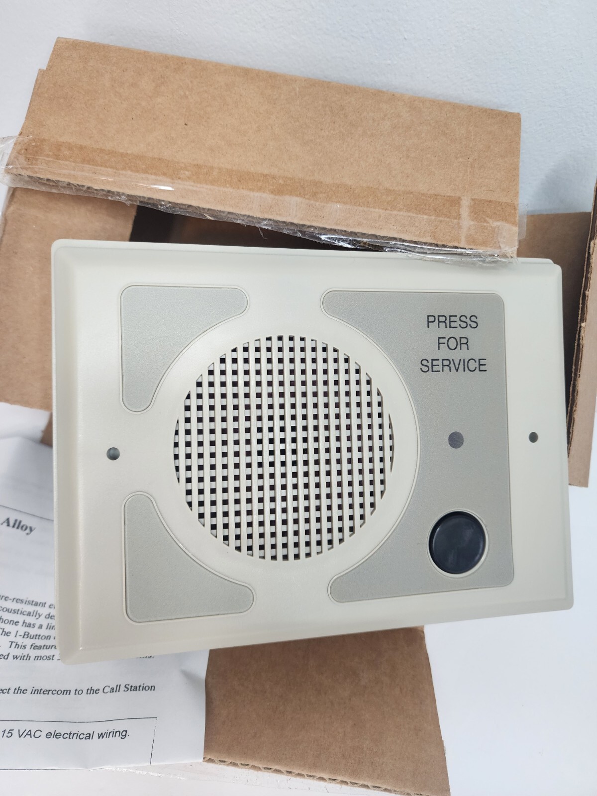 3M Brand Call Box Assembly Intercom Thermoplastic Alloy Speaker VTG