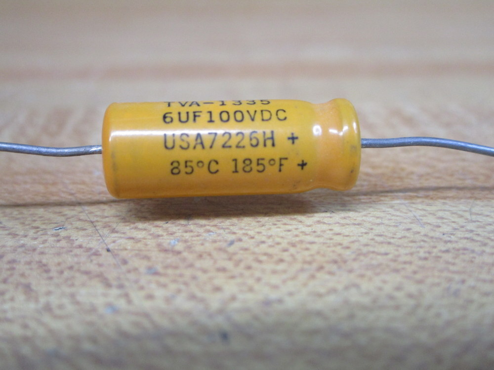 Sprague TVA-1335 Atom Capacitor 6µF 100VDC 7226H (Pack of 13)