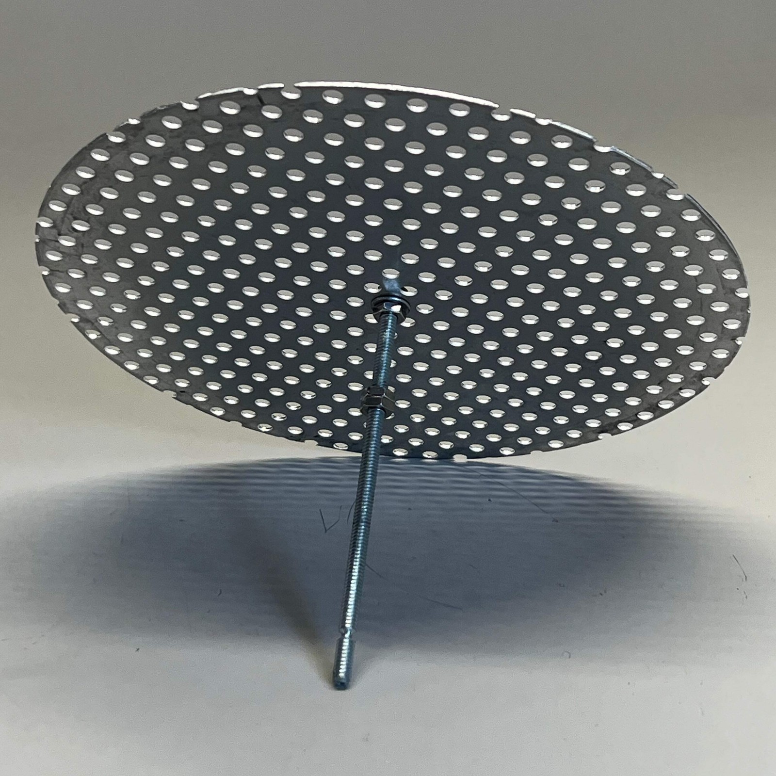 Stainless Steel Metal Perforated Filter Disc (2 Pack) Sz 10” Gray