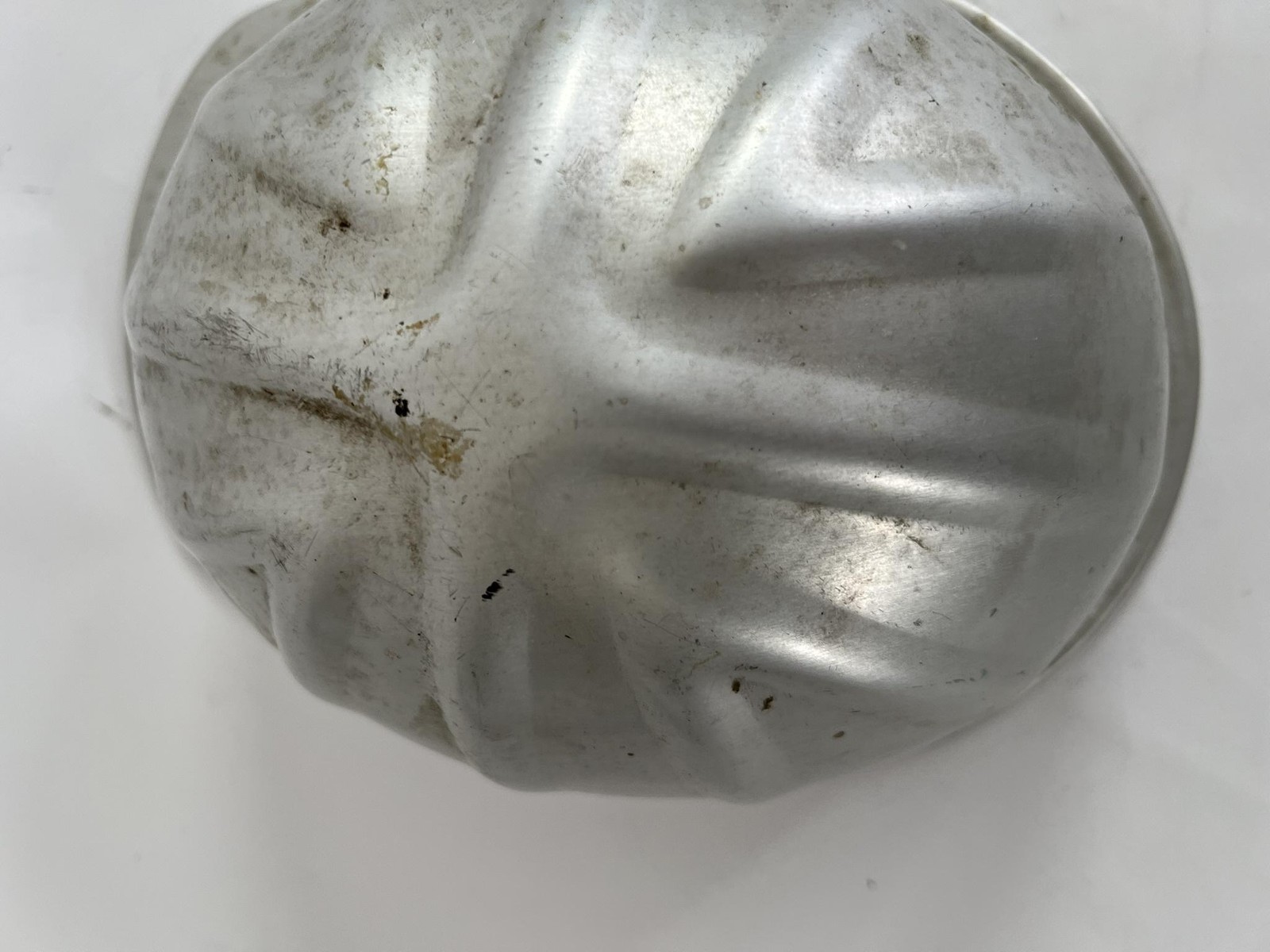Vintage MSA McDonald T Cap-Standard Aluminum Hard Hat Helmet Safety Silver USA