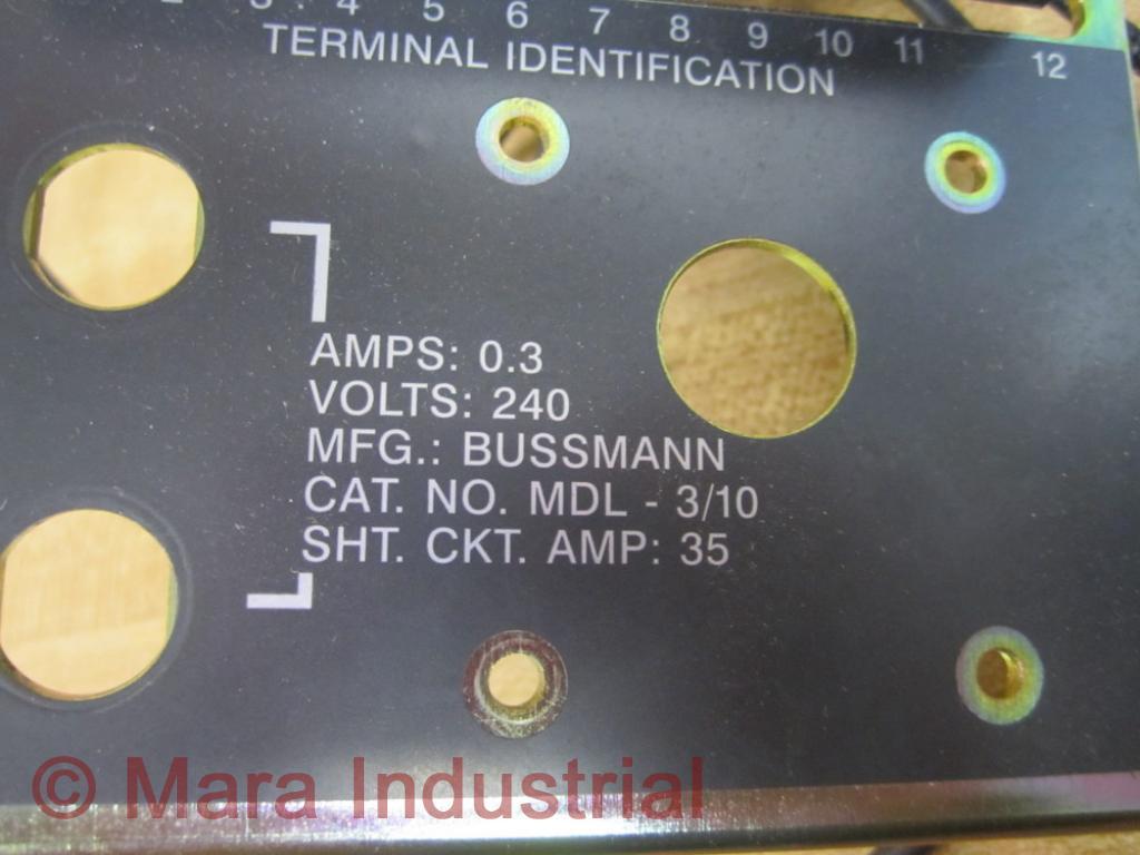 Bussmann MDL-3/10 Cover MDL3/10