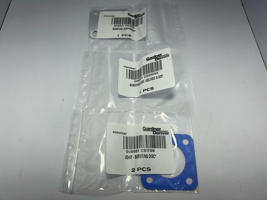 Gardner Denver 201556/100 Bursting Disc Assembly