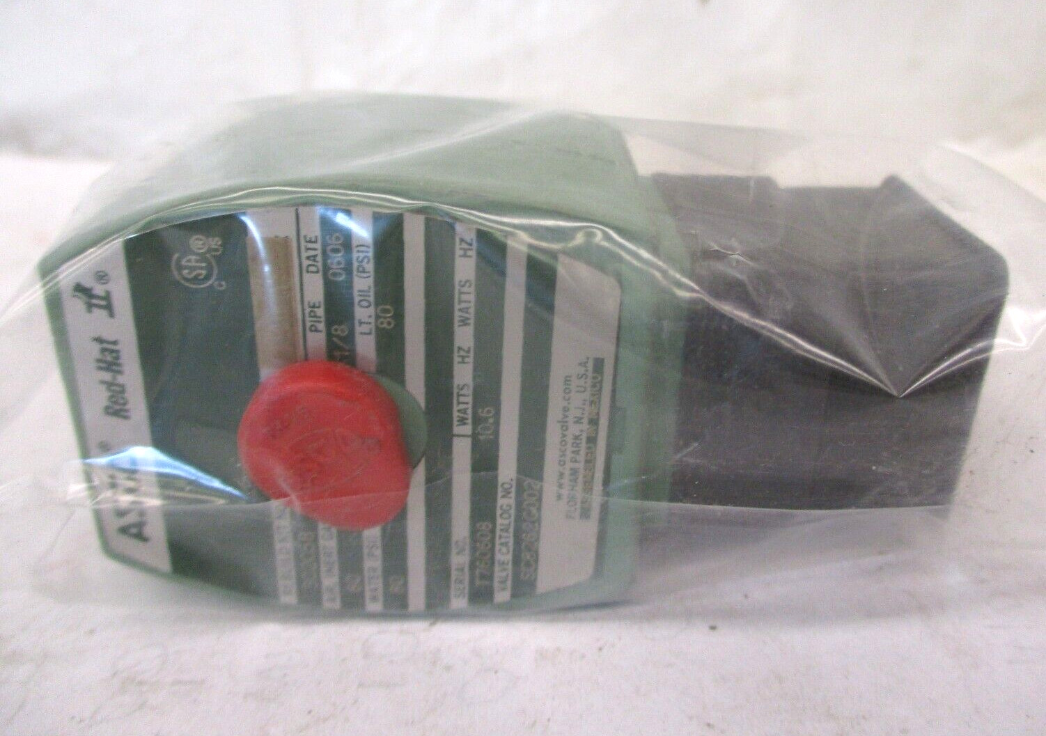 ASCO Red-Hat SC8262G002 1/8 Pipe A7107WVS